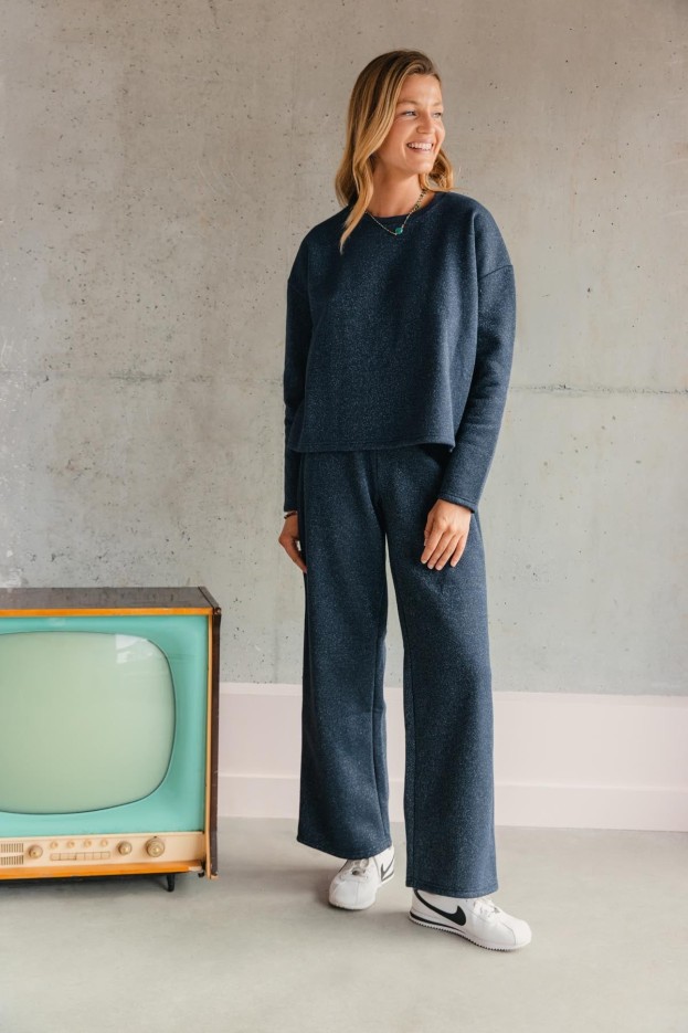 Pantalon de jogging à Paillettes en Coton