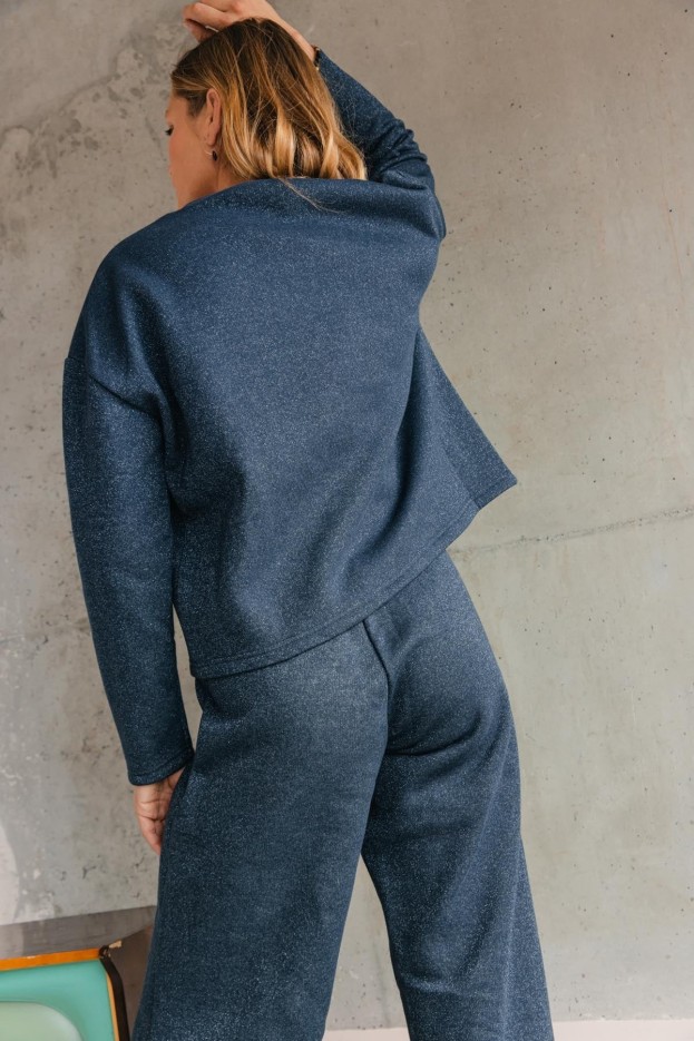 Pantalon de jogging à Paillettes en Coton