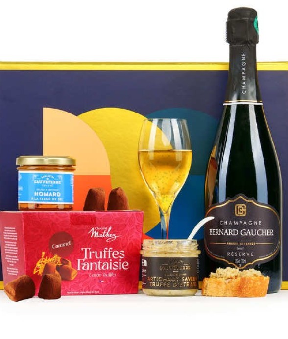 Coffret gourmand Champagne...