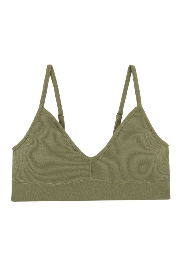 Brassière uni Coton Bio