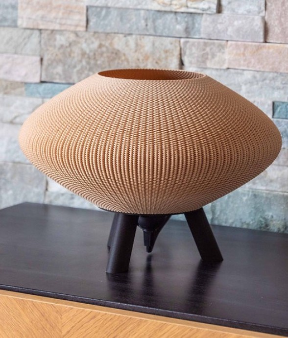 Lampe Harmony / bois tressé...