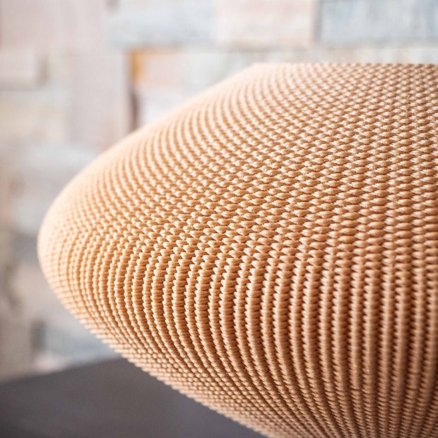 Lampe Harmony / bois tressé / 25cm