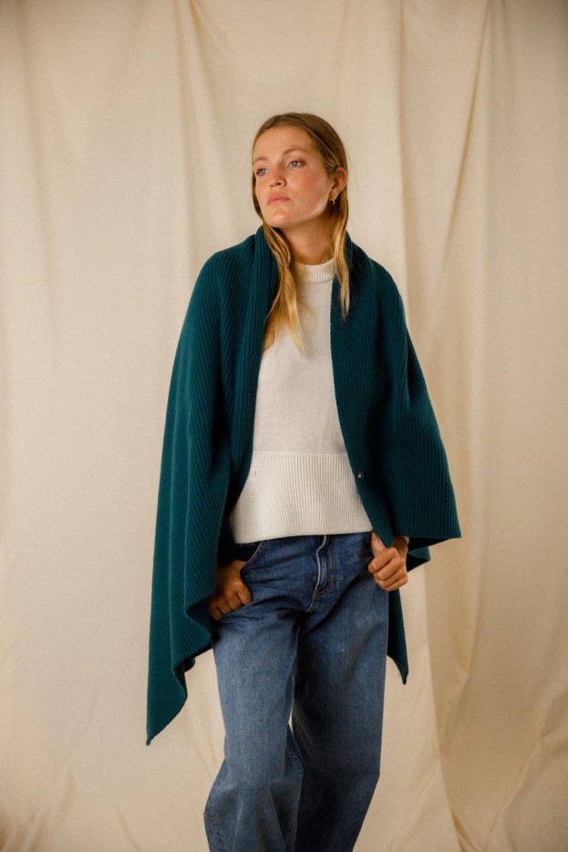 Plaid Royal Mer en laine