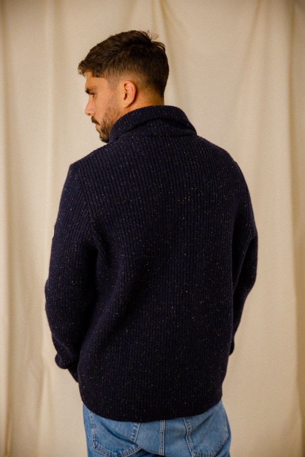 Pull camionneur unisexe Lou tweed