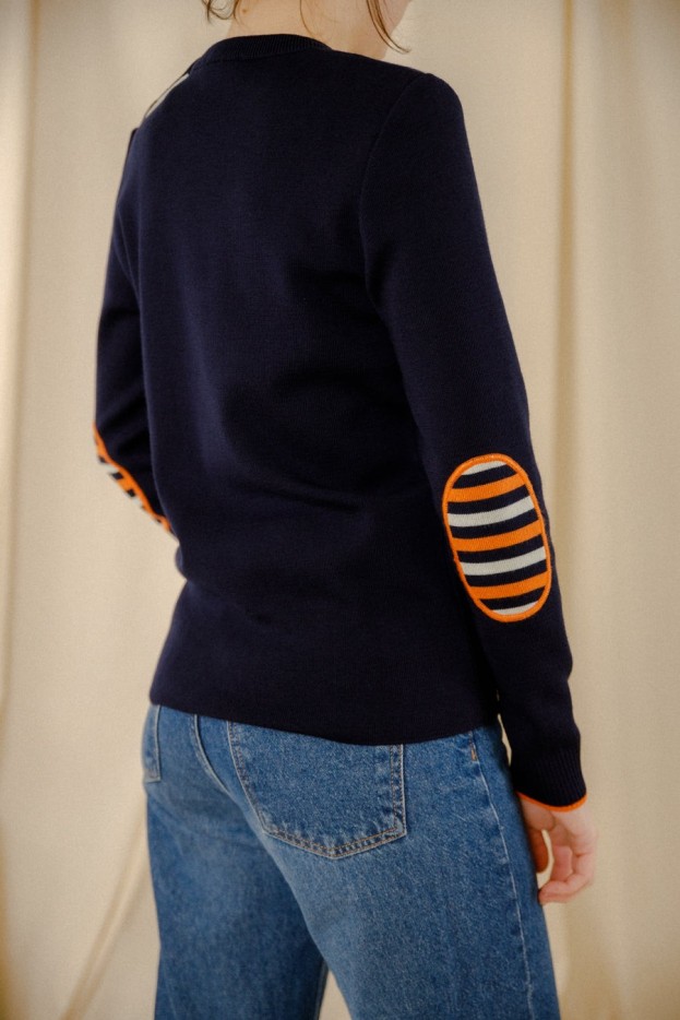 Pull marin Romane laine mérinos