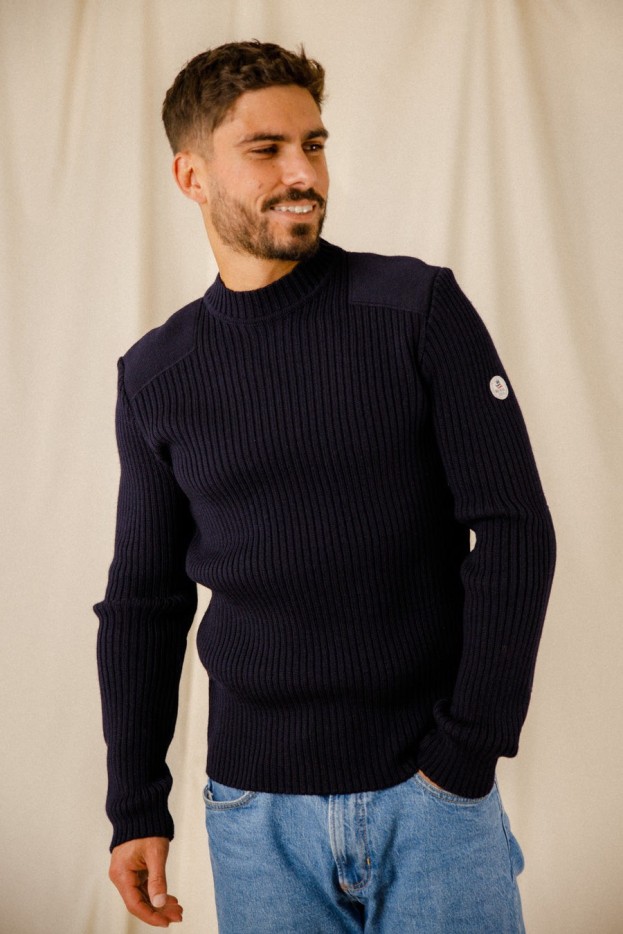 Pull officier Gregor laine vierge