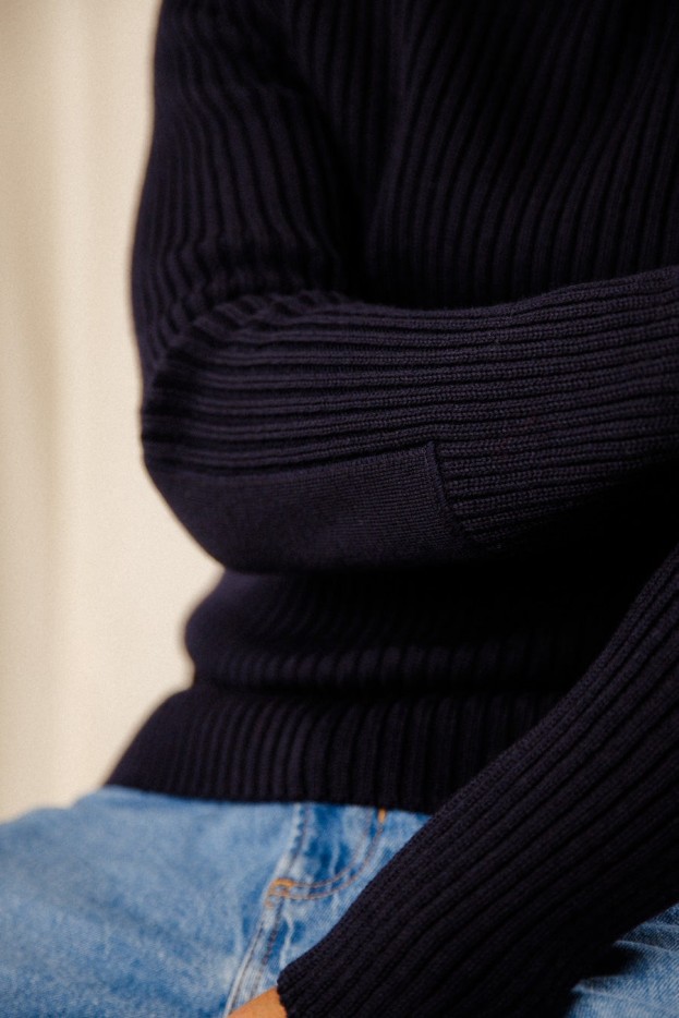 Pull officier Gregor laine vierge