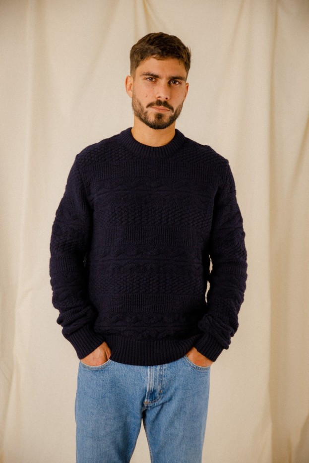 Pull unisexe Laurian laine vierge