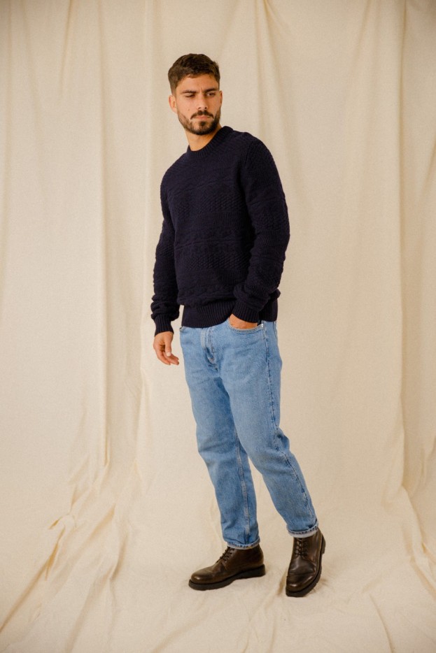 Pull unisexe Laurian laine vierge