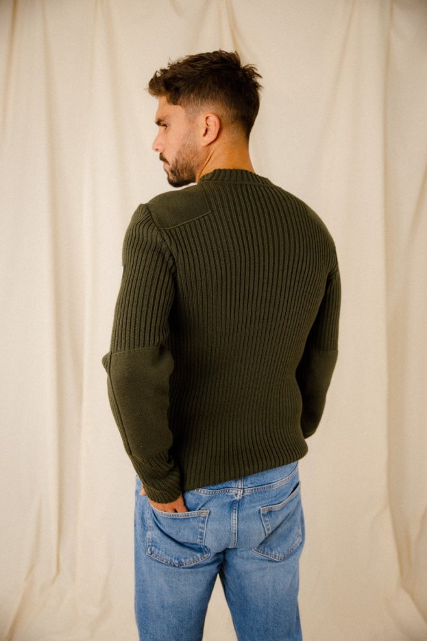 Pull officier Gregor laine vierge