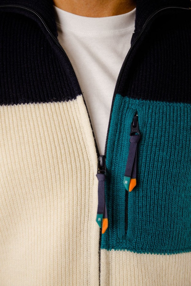 Blouson zippé Etienne laine vierge