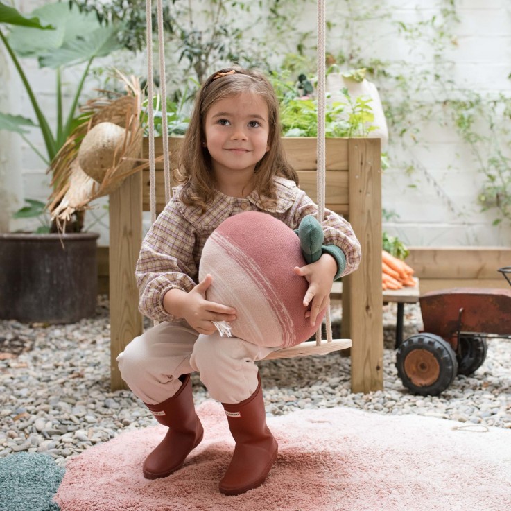 Coussin Tricoté En Coton Ramona Le Radis Oli&Carol