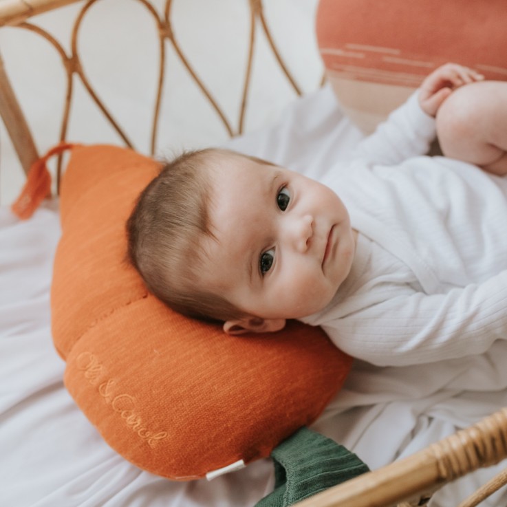 Coussin Pour Enfants En Coton Carotte Oli&Carol