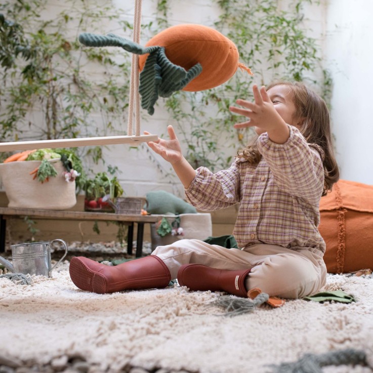 Coussin Pour Enfants En Coton Carotte Oli&Carol