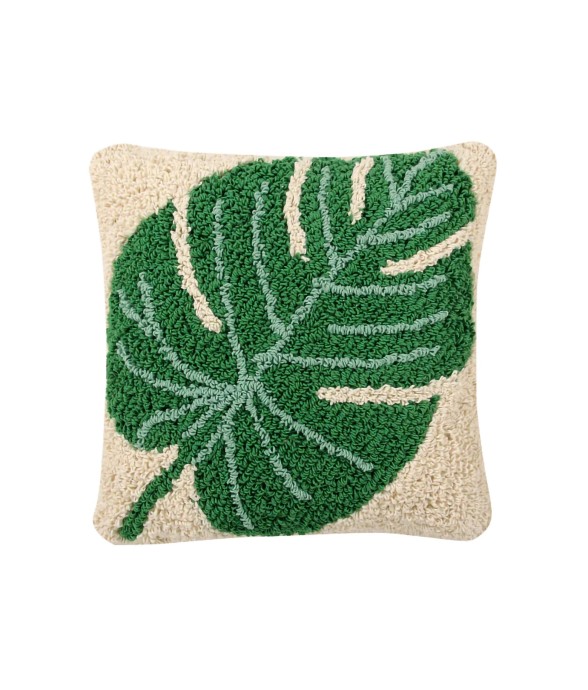 Coussin En Coton Monstera...