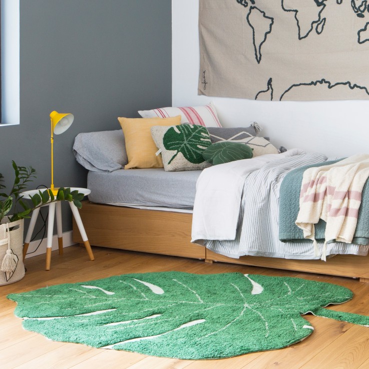 Coussin En Coton Monstera Plants