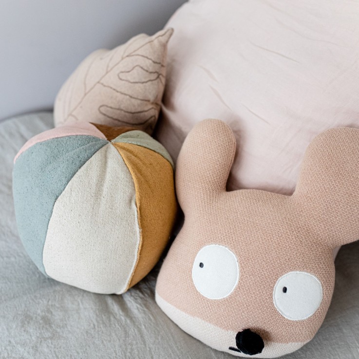 Coussin Pour Enfants En Coton Boule Eco-City