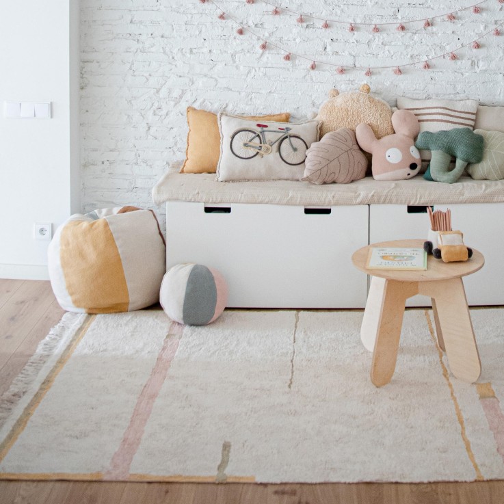 Coussin Pour Enfants En Coton Boule Eco-City