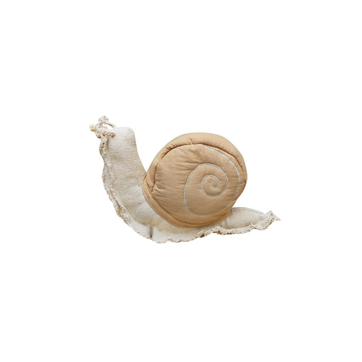 Coussin Cuberta De Algodon Escargot Paresseux Jardin Fantastique