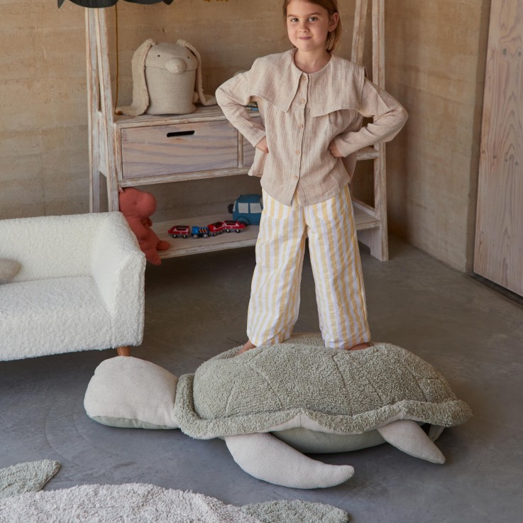 Pouf En Coton Madame Tortue Sea Wonders