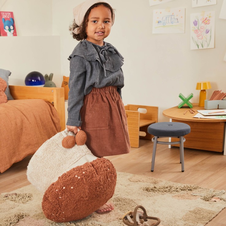 Pouf En Coton Bolet Mushroom Hunt