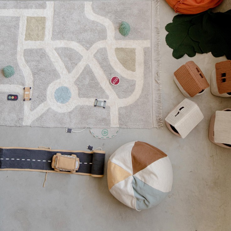 Pouf En Coton Ball Eco City