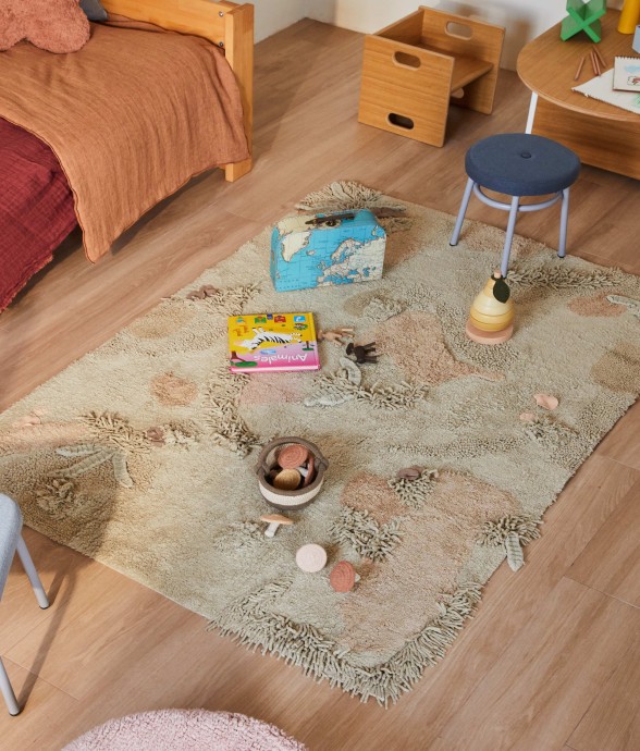 Tapis En Coton Forêt De...