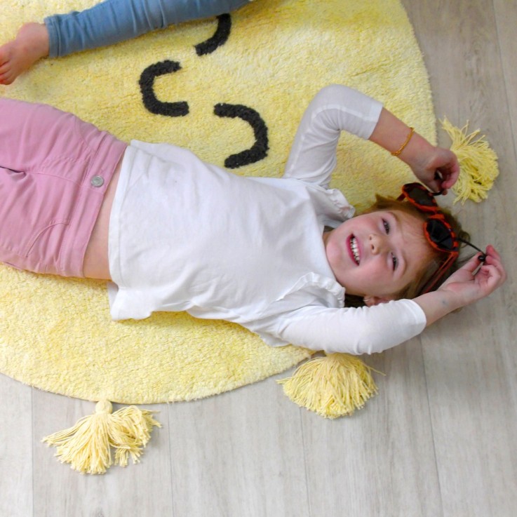 Tapis Rectangulaire En Coton Tu Es Mon Rayon De Soleil