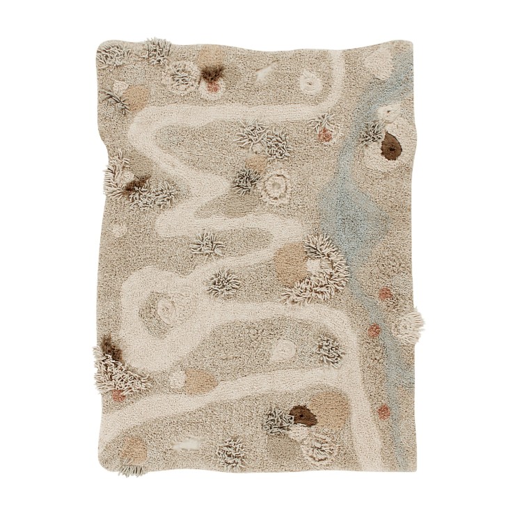 Tapis Rectangulaire En Coton Nature Cotton Woods
