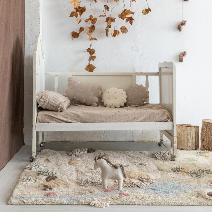 Tapis Rectangulaire En Coton Nature Cotton Woods