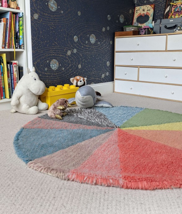 Tapis En Laine En Coton Pie...