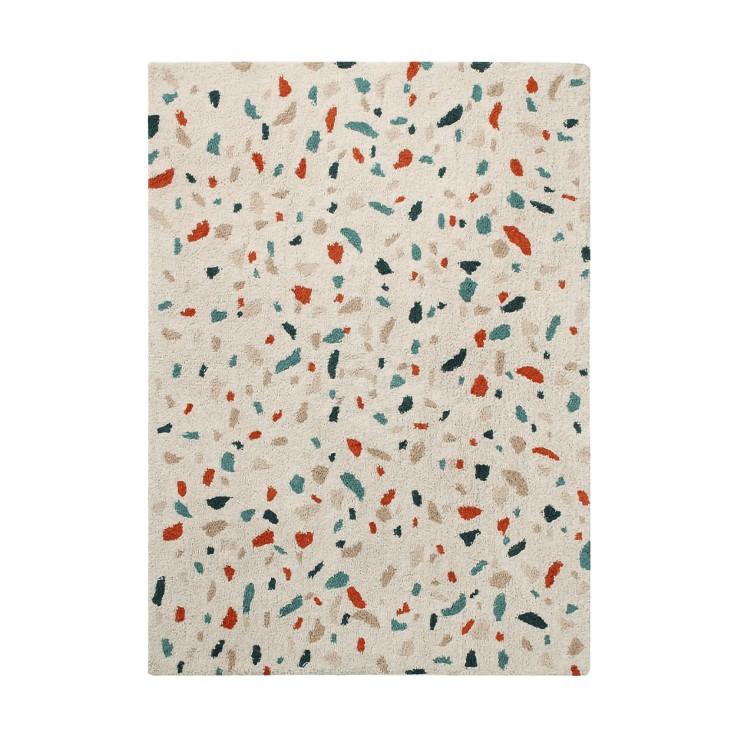 Tapis Rectangulaire En Coton Terrazzo