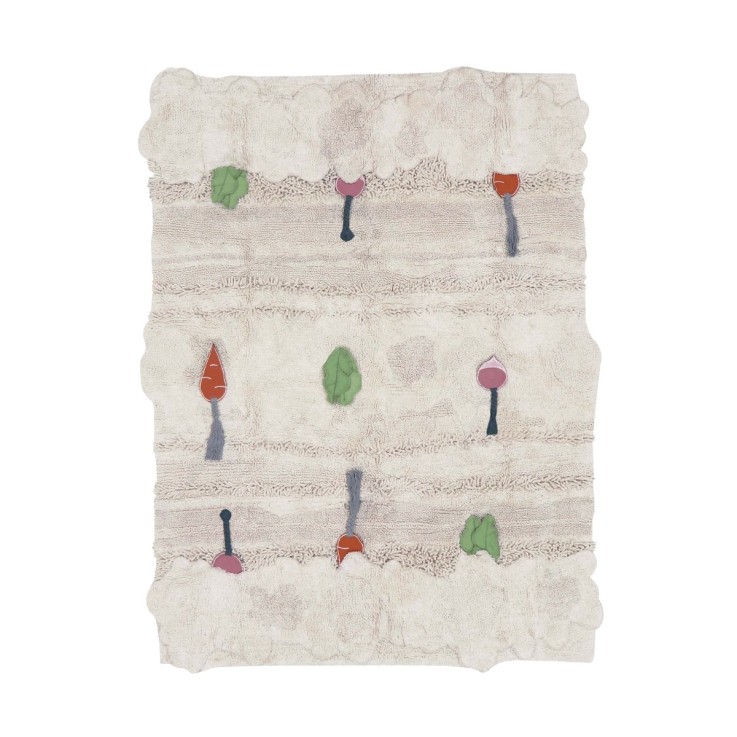 Tapis Rectangulaire En Coton Jardin Potager Oli&Carol