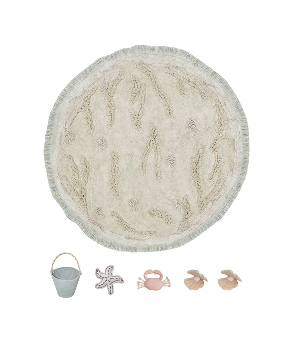 Tapis Rond En Coton Île...