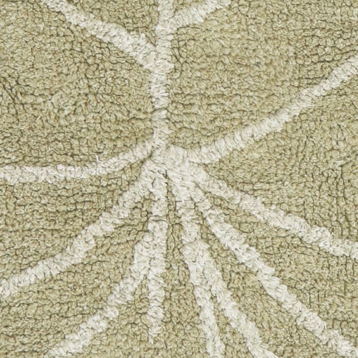 Tapis Rectangulaire En Coton Mini Monstera Mini Ones