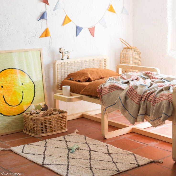 Tapis Rectangulaire En Coton Mini Bérébère Mini Ones