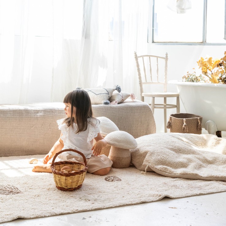 Tapis Rectangulaire En Coton Forêt De Pins Cotton Woods