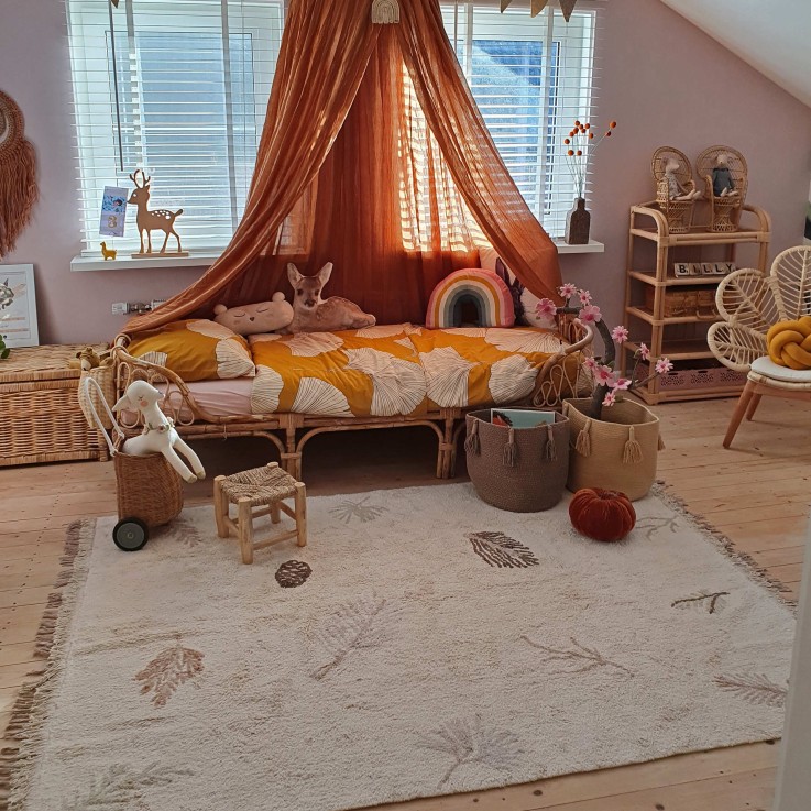 Tapis Rectangulaire En Coton Forêt De Pins Cotton Woods