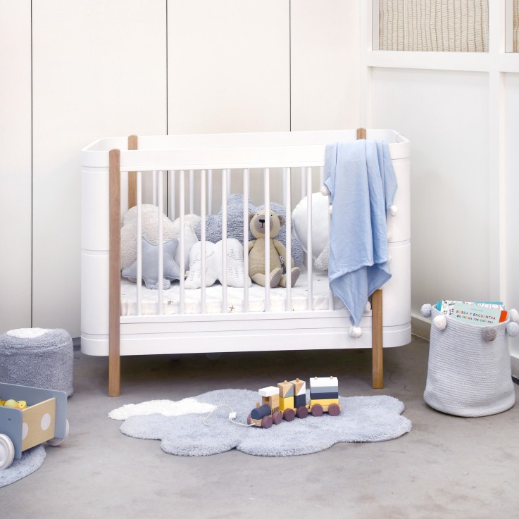 Tapis Rectangulaire En Coton Mini Nuage Mini Ones