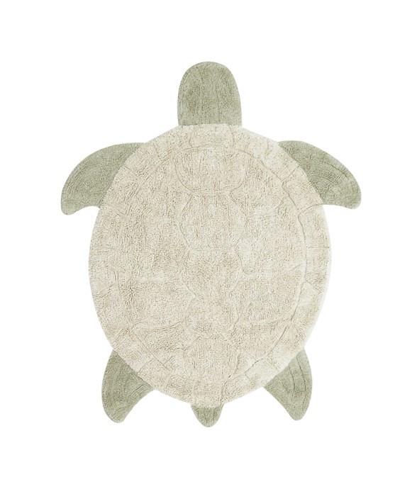 Tapis Rond En Coton  Tortue...