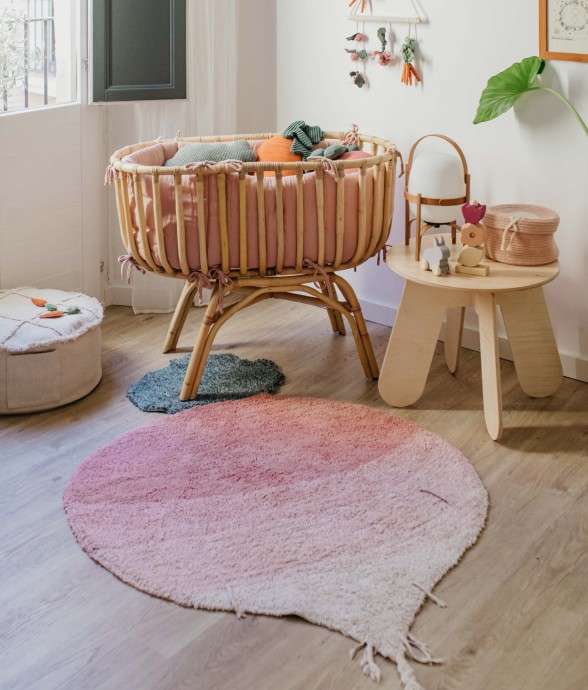 Tapis Rond En Coton Le...