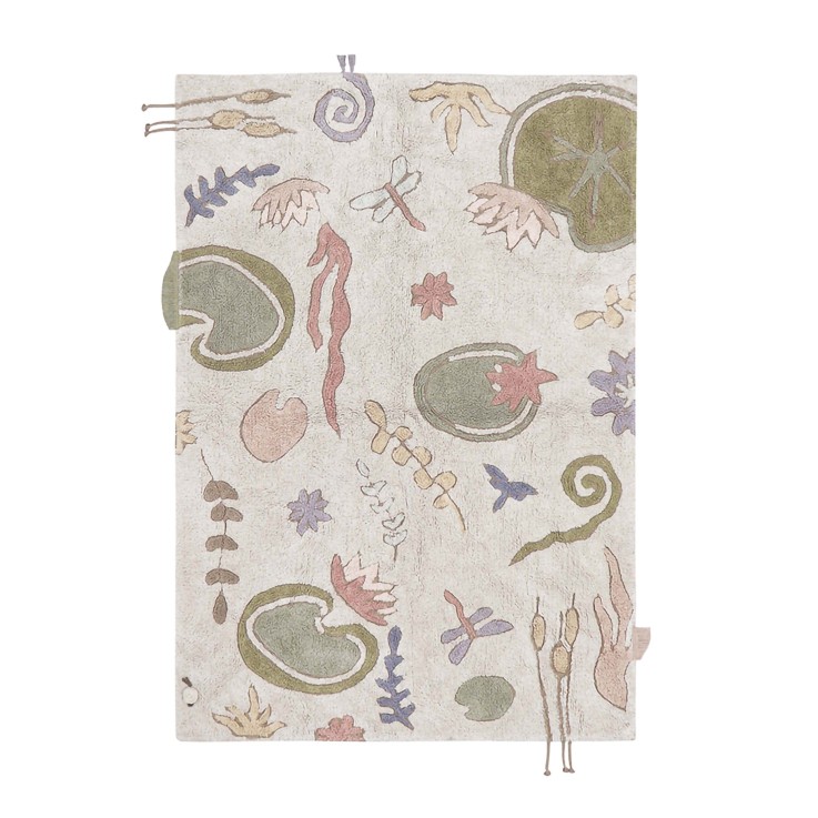 Tapis Rectangulaire En Coton Botanic Fantasy Jardin Fantastique