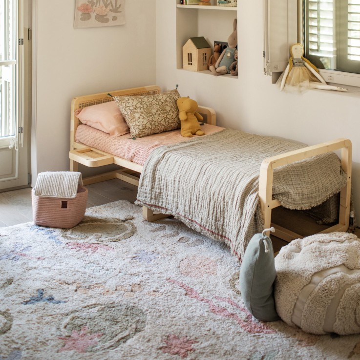 Tapis Rectangulaire En Coton Botanic Fantasy Jardin Fantastique