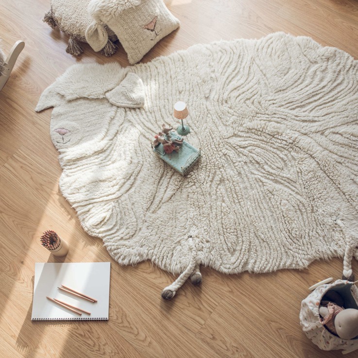 Tapis Lainable Moutons Pink Nose Sheep