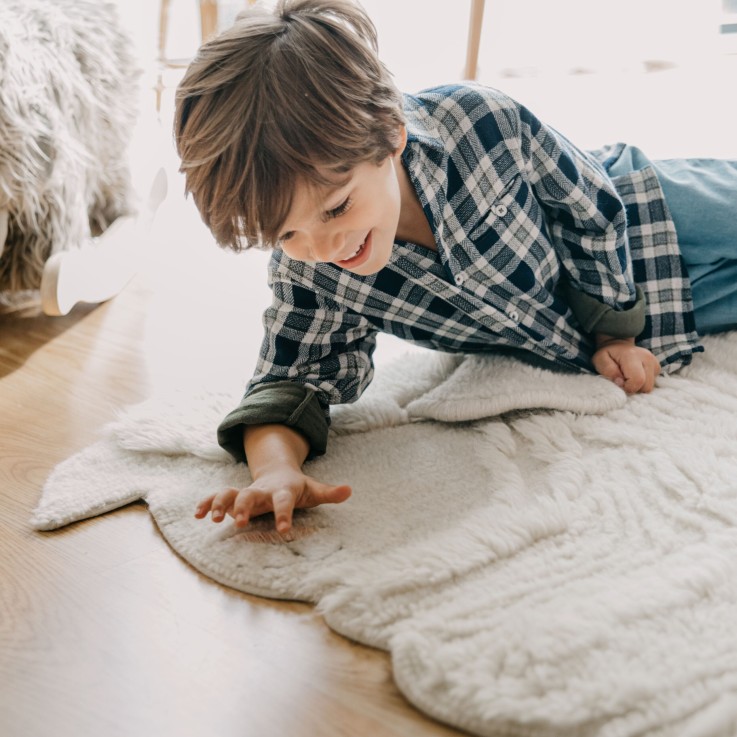 Tapis Lainable Moutons Pink Nose Sheep