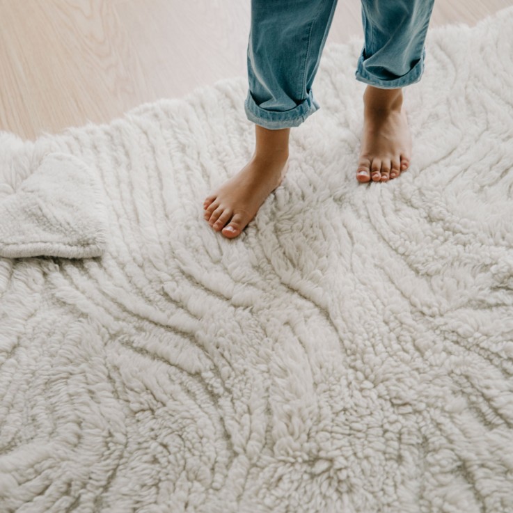 Tapis Lainable Moutons Pink Nose Sheep