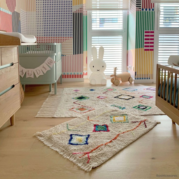 Tapis Rectangulaire En Coton Mini Kaarol Mini Ones