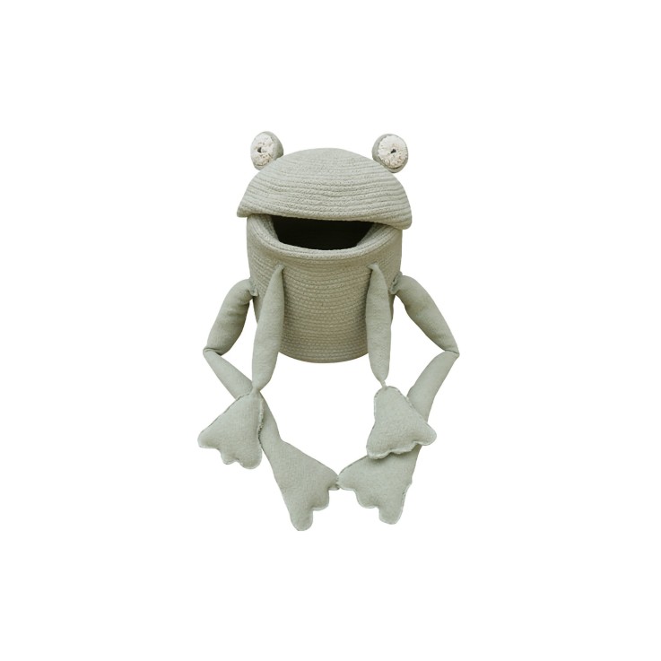 Panier Fred La Grenouille En Coton Jardin Fantastique
