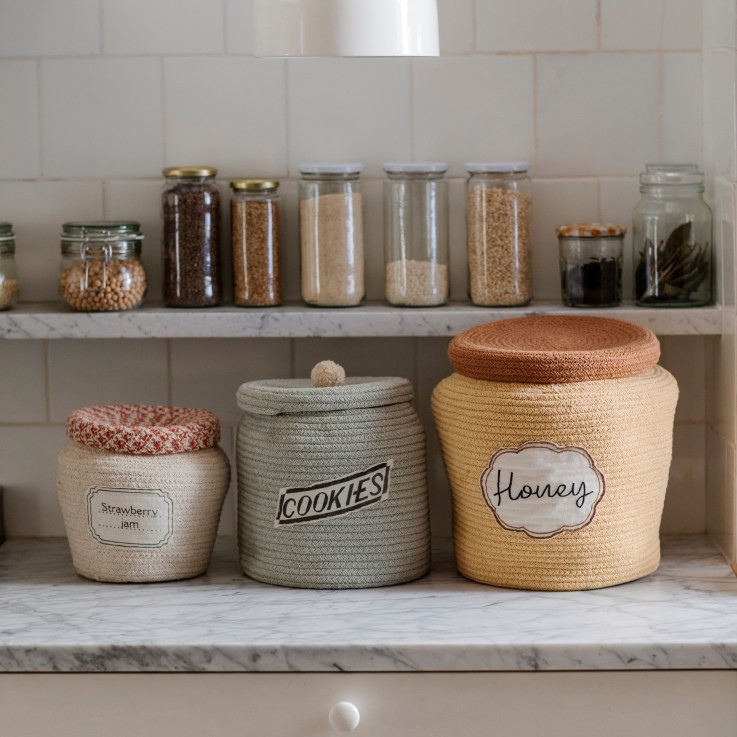 Panier Pot À Biscuits En Coton Little Chefs