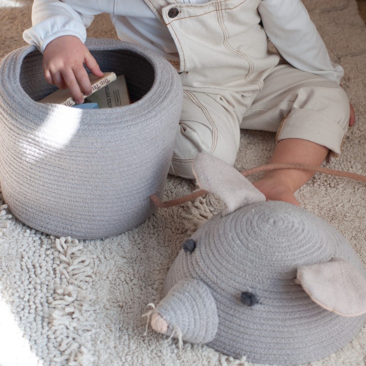 Panier Le Rat Renata En Coton Animal Crew